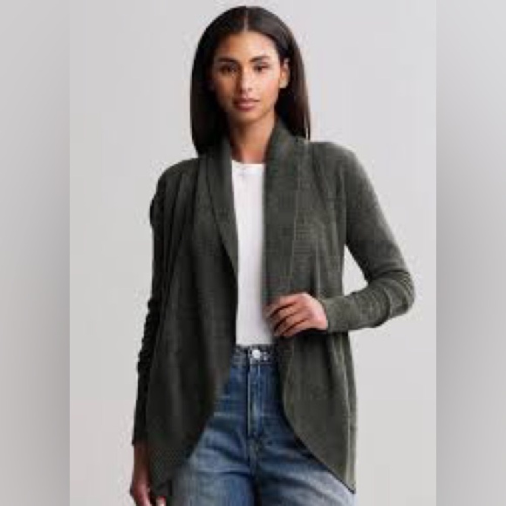 Barefoot Dreams Open Front Circle Cardigan